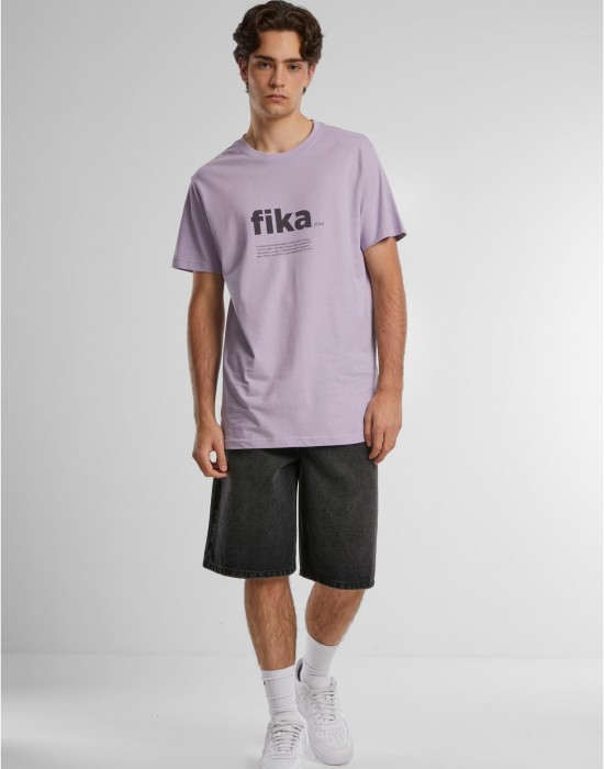 Тениска Fika Definition T-Shirt Round Neck lilac 5XL Тениска Fika Definition T-Shirt Round Neck lilac 5XL