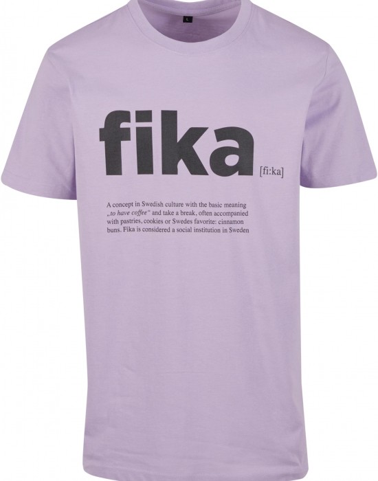 Тениска Fika Definition T-Shirt Round Neck lilac 5XL Тениска Fika Definition T-Shirt Round Neck lilac 5XL