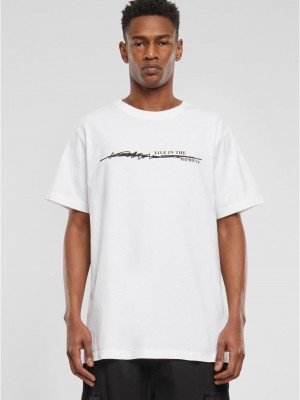 Тениска Live In The Moment Tee white XXL
