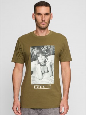 Тениска Fuck It 2.0 Tee olive XXL