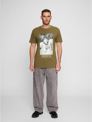 Тениска Fuck It 2.0 Tee olive XXL