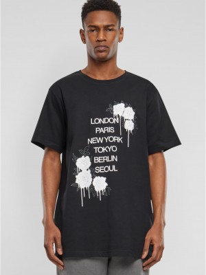 Тениска City Roses Tee black XXL