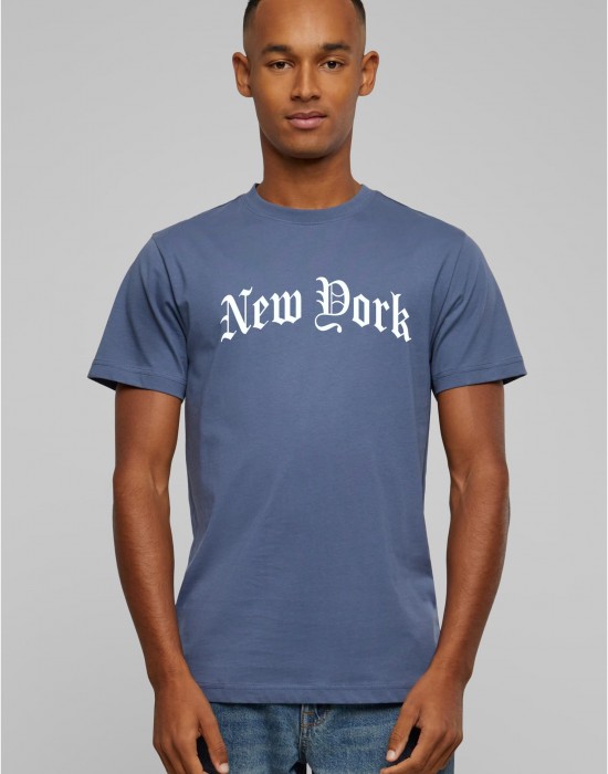 Тениска New York Wording Tee vintageblue XXL Тениска New York Wording Tee vintageblue XXL