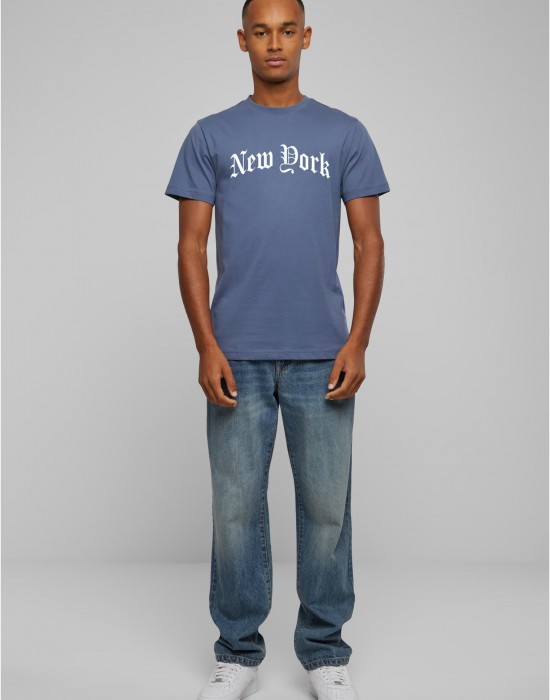 Тениска New York Wording Tee vintageblue XXL Тениска New York Wording Tee vintageblue XXL