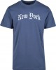 Тениска New York Wording Tee vintageblue XXL Тениска New York Wording Tee vintageblue XXL