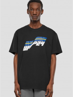 Тениска UP24 Heavy Oversize Tee black XXL