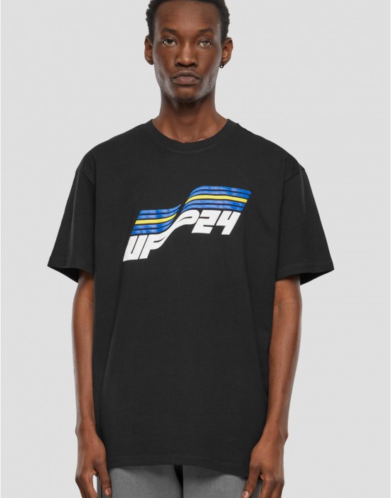 Тениска UP24 Heavy Oversize Tee black XXL Тениска UP24 Heavy Oversize Tee black XXL