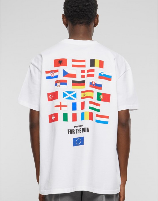 Тениска UP24 Heavy Oversize Tee white XXL Тениска UP24 Heavy Oversize Tee white XXL
