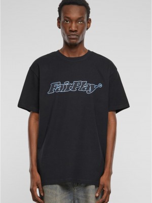Тениска PlayFair Heavy Oversize Tee black XXL