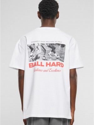 Тениска Ball Hard Heavy Oversize Tee white XXL