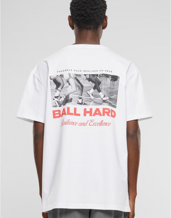 Тениска Ball Hard Heavy Oversize Tee white XXL Тениска Ball Hard Heavy Oversize Tee white XXL