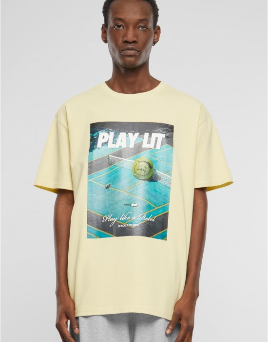 Тениска PlayLit Heavy Oversize Tee softyellow XXL Тениска PlayLit Heavy Oversize Tee softyellow XXL