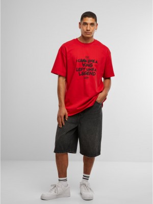 Тениска Like A Legend Oversize Tee cityred XXL