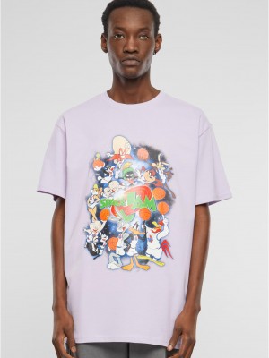 Тениска Space Jam Teamwork Oversize Tee lilac XXL