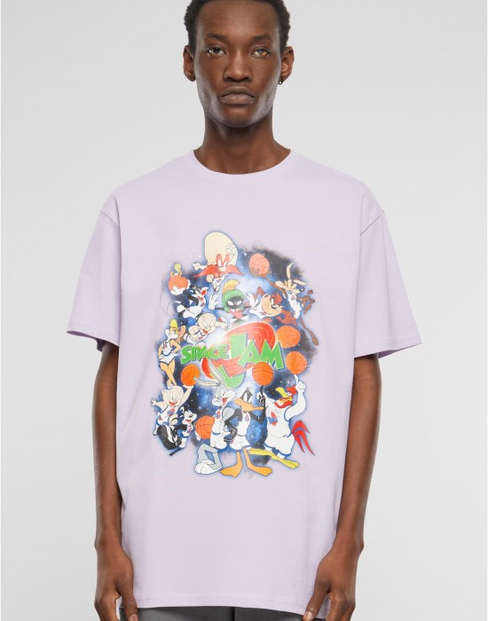 Тениска Space Jam Teamwork Oversize Tee lilac XXL