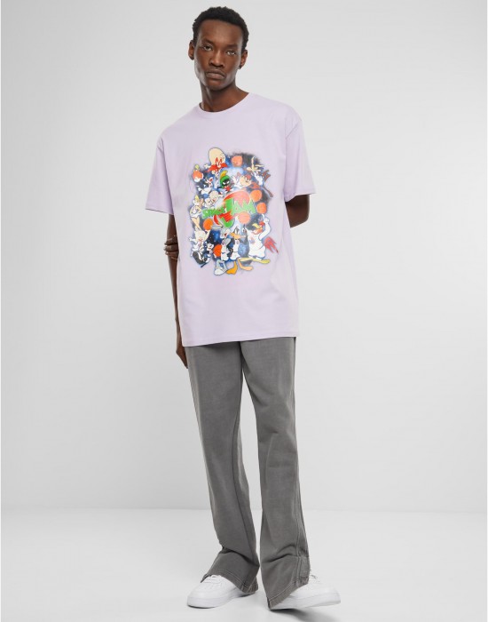 Тениска Space Jam Teamwork Oversize Tee lilac XXL