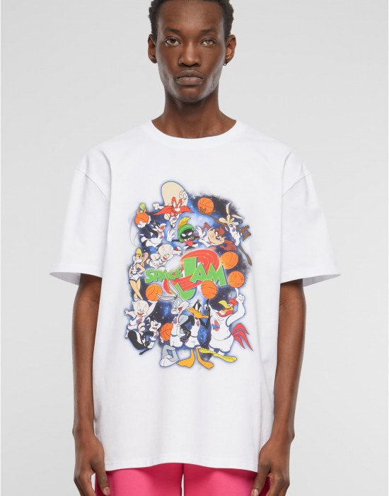 Тениска Space Jam Teamwork Oversize Tee white XXL Тениска Space Jam Teamwork Oversize Tee white XXL