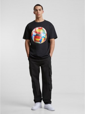 Тениска Football's Coming Home Europe Tour Oversize Tee black XXL