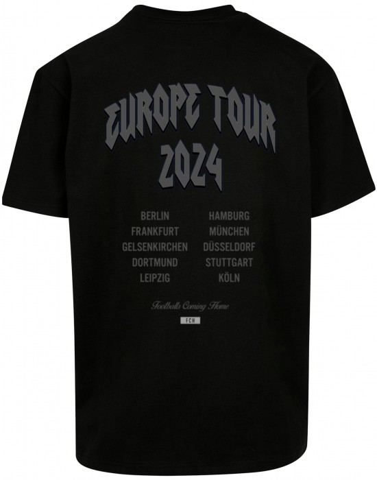 Тениска Football's Coming Home Europe Tour Oversize Tee black XXL Тениска Football's Coming Home Europe Tour Oversize Tee black XXL