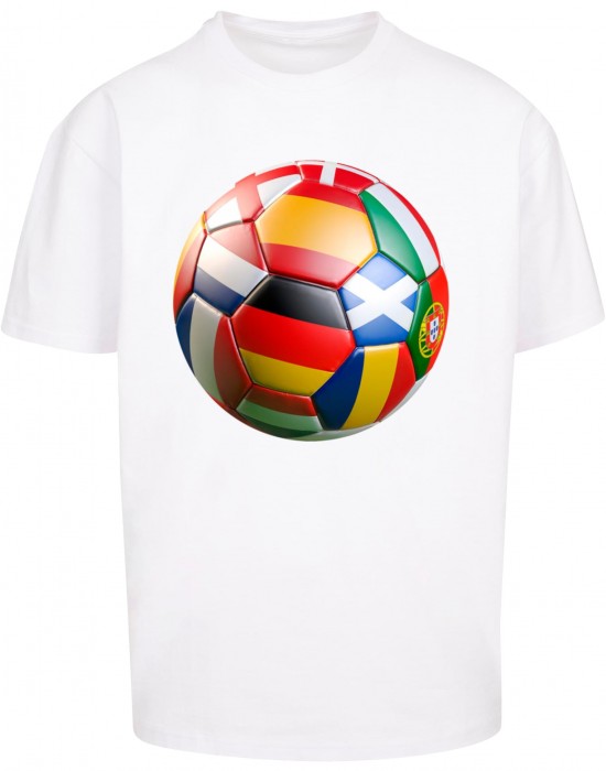 Тениска Football's Coming Home Europe Tour Oversize Tee white XXL Тениска Football's Coming Home Europe Tour Oversize Tee white XXL