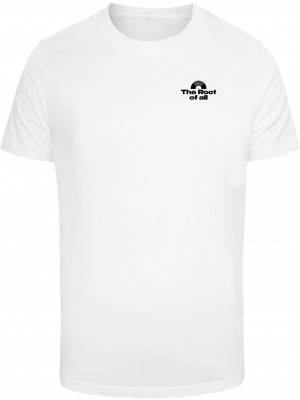 Тениска Root of All Tee white XXL