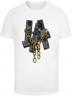 Тениска LA Chains Tee white XXL