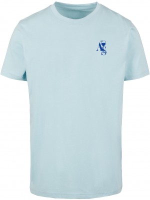 Тениска A S Club Tee ocean blue XXL