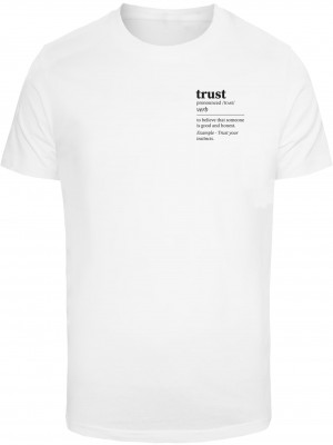 Тениска Trust Definition Tee white XXL