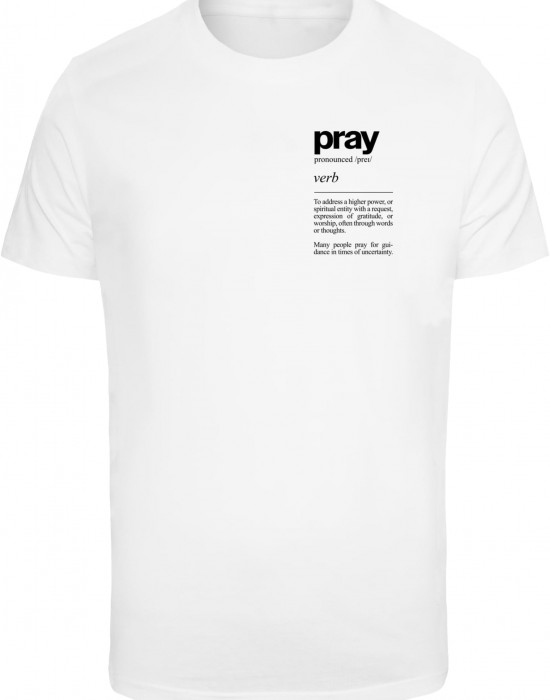 Тениска Pray Definition Tee white XXL Тениска Pray Definition Tee white XXL