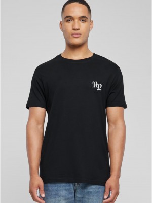 Тениска NY Tags EMB Tee black XXL