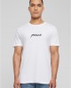 Тениска Peace Wording EMB Tee white XXL