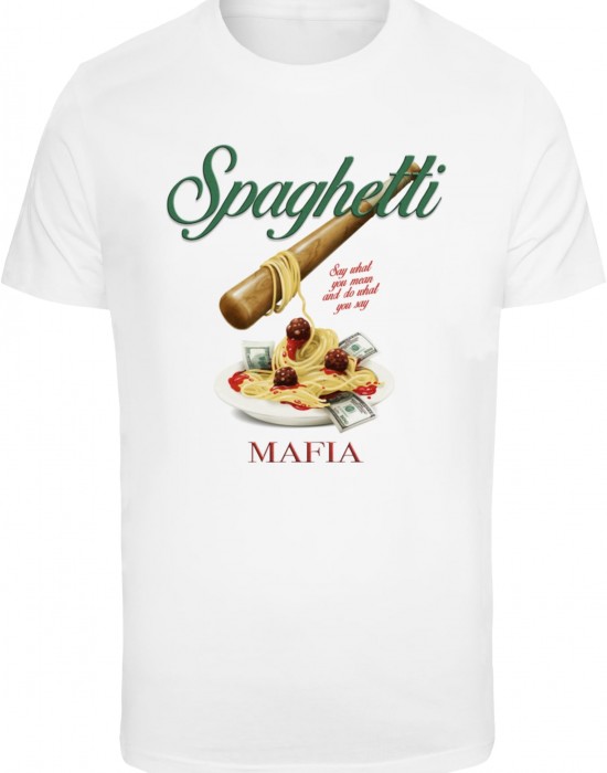 Тениска Spaghetti Mafia Tee white XXL Тениска Spaghetti Mafia Tee white XXL