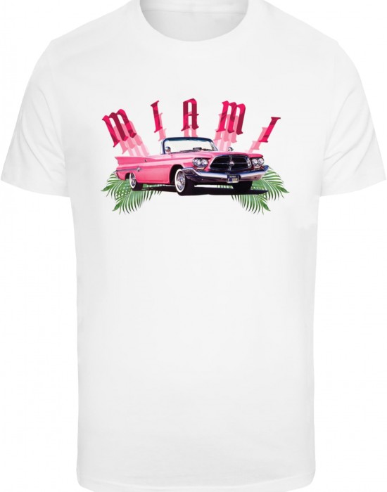 Тениска Miami Car Tee white XXL