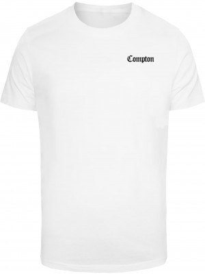 Тениска Compton EMB Tee white XXL