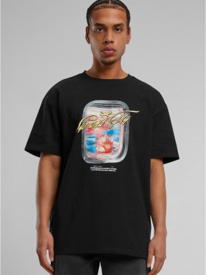 Тениска Sip&Fly Heavy Oversize Tee black XXL