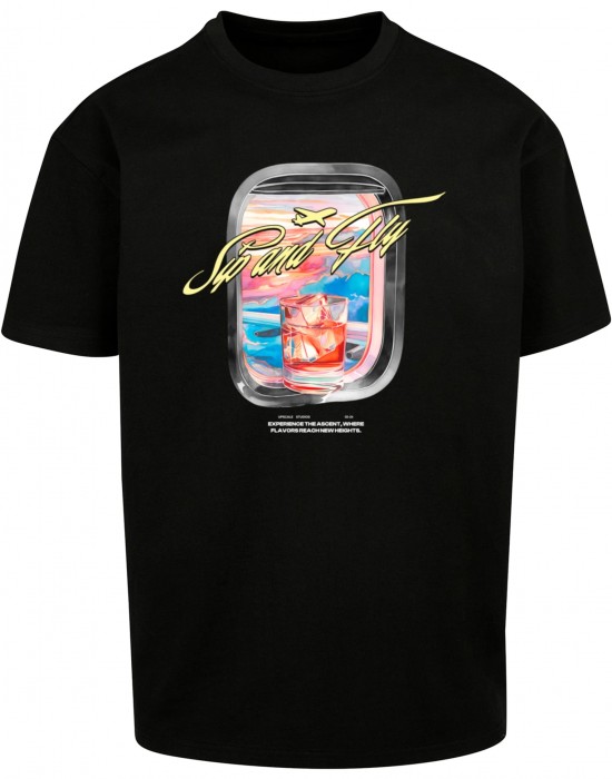 Тениска Sip&Fly Heavy Oversize Tee black XXL Тениска Sip&Fly Heavy Oversize Tee black XXL