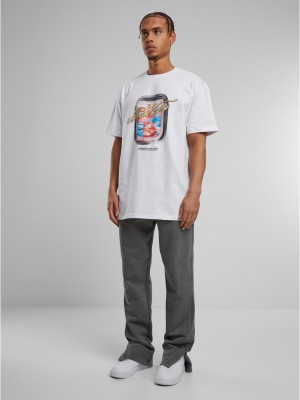 Тениска Sip&Fly Heavy Oversize Tee white XXL