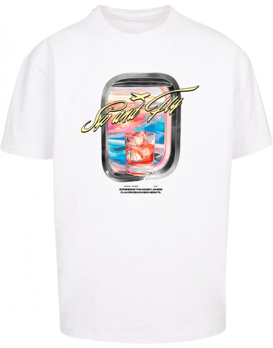 Тениска Sip&Fly Heavy Oversize Tee white XXL