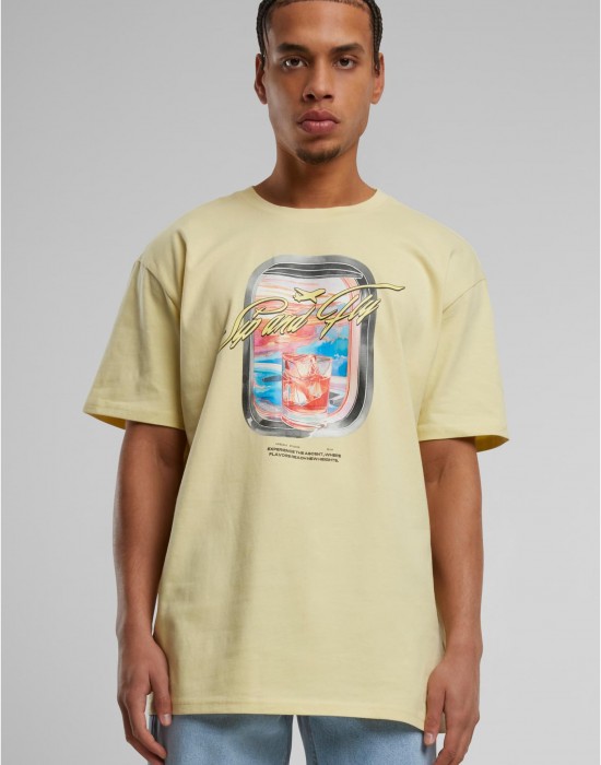 Тениска Sip&Fly Heavy Oversize Tee softyellow XXL Тениска Sip&Fly Heavy Oversize Tee softyellow XXL
