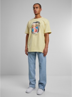 Тениска Sip&Fly Heavy Oversize Tee softyellow XXL