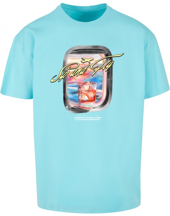 Тениска Sip&Fly Heavy Oversize Tee berylblue XXL Тениска Sip&Fly Heavy Oversize Tee berylblue XXL