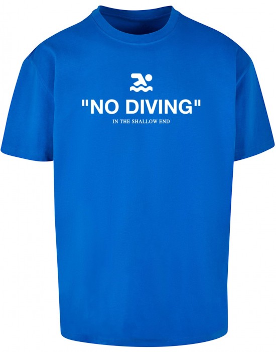 Тениска No Diving Heavy Oversize Tee cobalt blue XXL Тениска No Diving Heavy Oversize Tee cobalt blue XXL