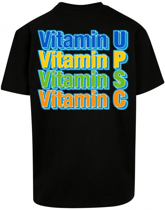 Тениска Vitamin UPSC Heavy Oversize Tee black XXL