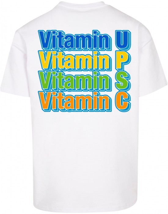 Тениска Vitamin UPSC Heavy Oversize Tee white XXL Тениска Vitamin UPSC Heavy Oversize Tee white XXL