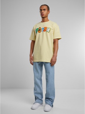 Тениска Vitamin UPSC Heavy Oversize Tee softyellow XXL