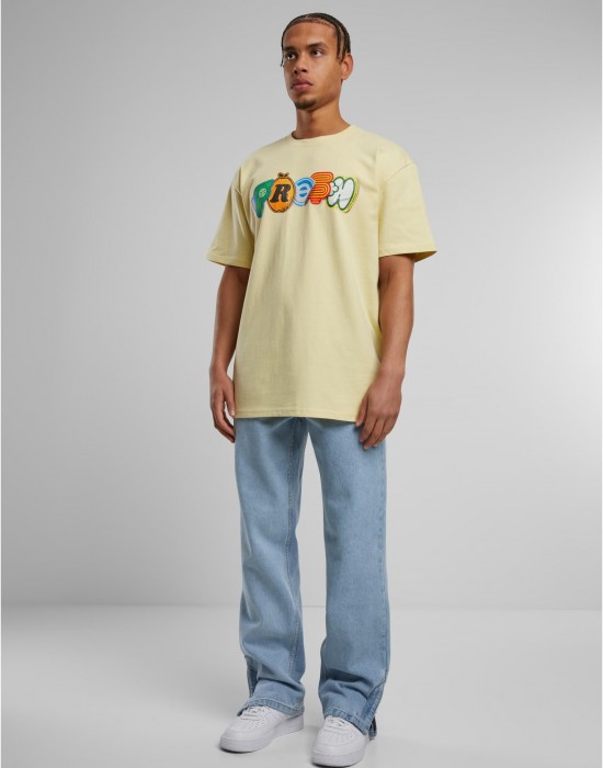 Тениска Vitamin UPSC Heavy Oversize Tee softyellow XXL