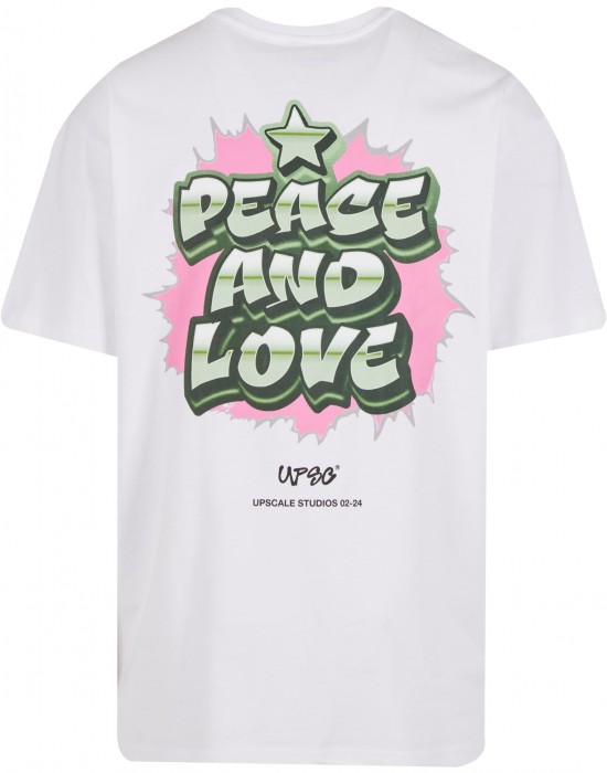 Тениска Peace&Love Heavy Oversize Tee white XXL
