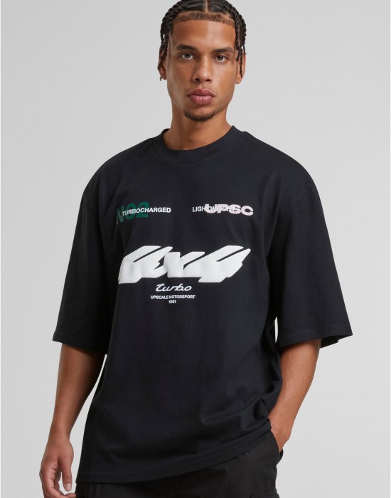 Тениска Motorsport Heavy Oversize Sleeve Tee black XXL
