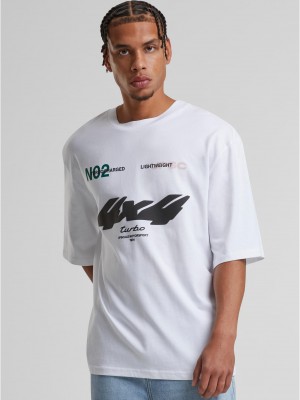 Тениска Motorsport Heavy Oversize Sleeve Tee white XXL