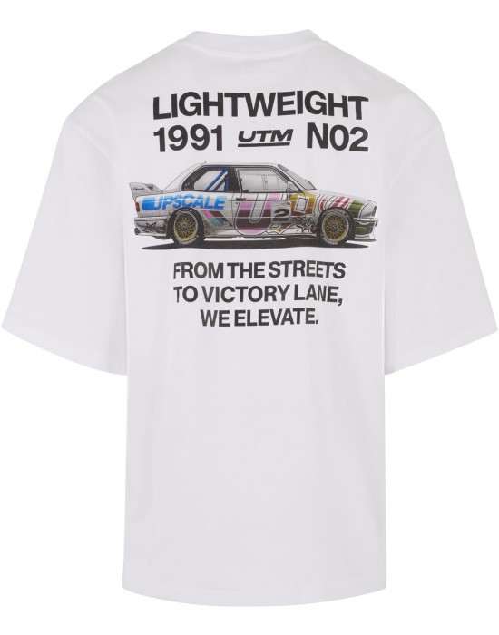 Тениска Motorsport Heavy Oversize Sleeve Tee white XXL Тениска Motorsport Heavy Oversize Sleeve Tee white XXL